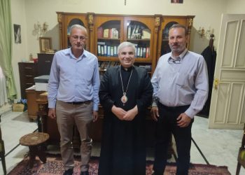 Syriac Union Party Meets with the Armenian Catholic Archbishop of Damascus