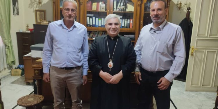 Syriac Union Party Meets with the Armenian Catholic Archbishop of Damascus
