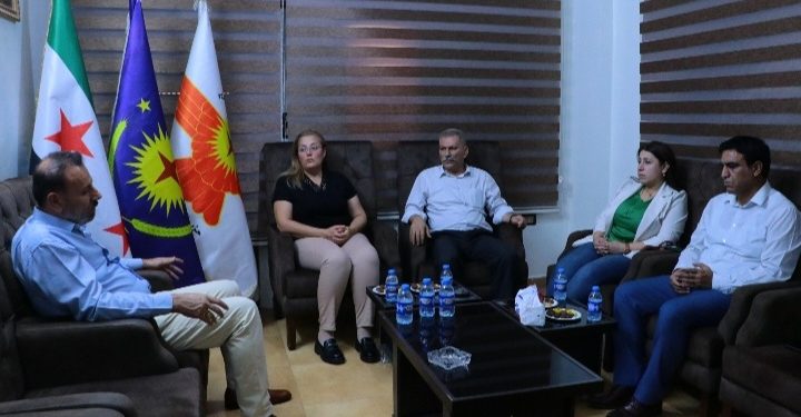 The Syriac Union Party receives the Democratic Union Party