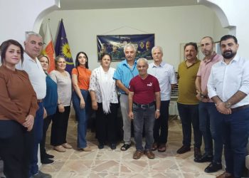 The Syriac Union Party in Qabre Hewore Receives a Delegation from the Yazidi Union