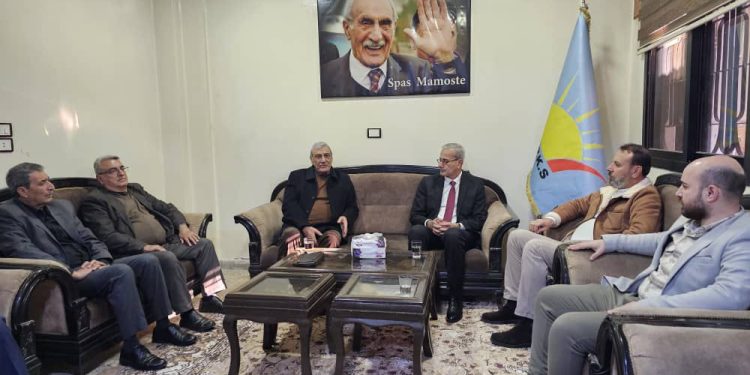 Syriac Union Party Visits the Kurdish Progressive Democratic Party in Syria