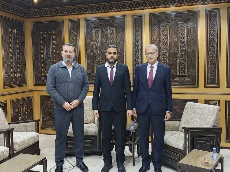 A delegation from the Syriac Union Party met with the Director of the Political Affairs Department of Hasakah Governorate