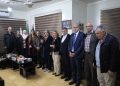 A Delegation from the Autonomous Administration Visits the Syriac Union Party on the Occasion of Glorious Easter