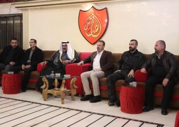 حزب الاتحاد السرياني يلتقي مع الشيخ مانع حميدي دهام