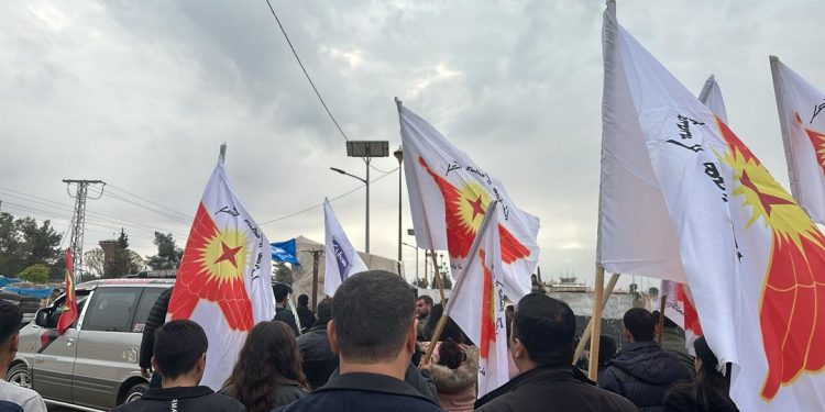 حزب الاتحاد السرياني يشارك في احتفالات بالقامشلي والحسكة في يوم السقوط للنظام السوري