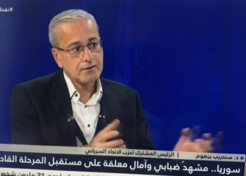 سنحريب برصوم : ثورة الشعب السوري هي كانت من اجل الحرية والكرامة والحقوق وسقوط الأسد ليس الهدف النهائي