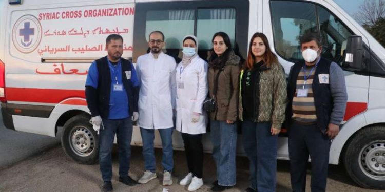 الصليب السرياني في قبري حيووري يجهز كادراً طبياً لاستقبال النازحين