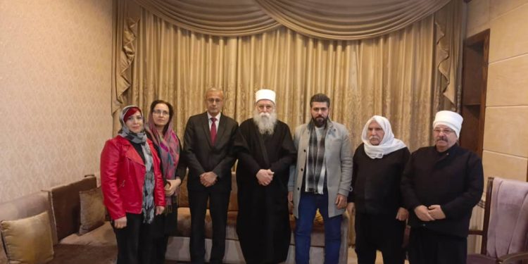 حزب الاتحاد السرياني يبحث الأوضاع الحالية مع شيخ مجلس مدينة جرمانا