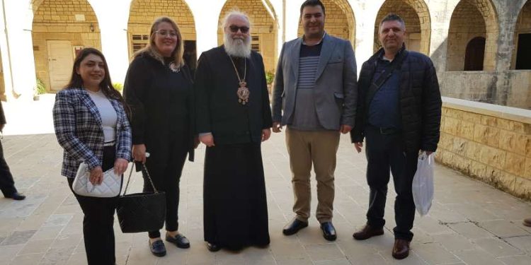 لقاءات متعددة لوفد حزب الاتحاد السرياني في وادي النصارى