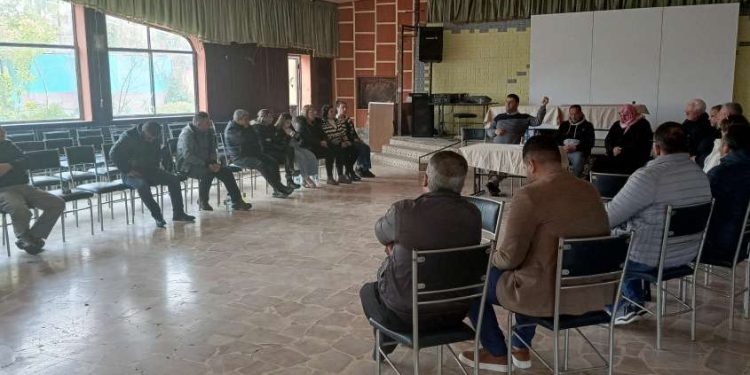 ندوة حوارية شعبية لحزب الاتحاد السرياني في ريف حمص