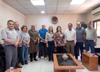 وفدٌ من حزب الاتحاد السرياني فرعية الحسكة يزور مجلس مدينة الحسكة