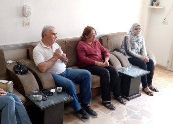 حزب الاتحاد السرياني يستقبل وفداً من حزب PYD في بلدة قبري حيوري