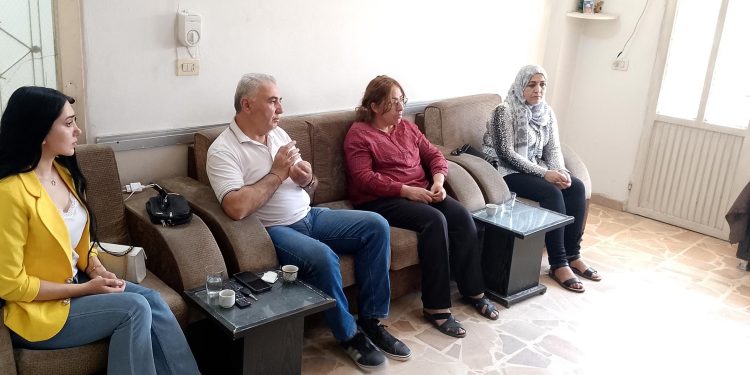 حزب الاتحاد السرياني يستقبل وفداً من حزب PYD في بلدة قبري حيوري