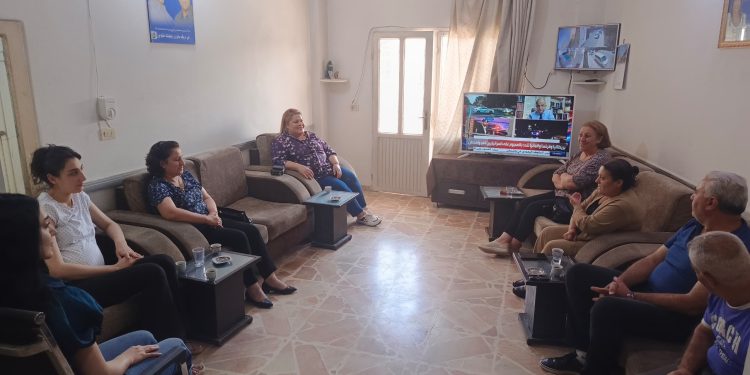 حزب الاتحاد السرياني يستقبل وفداً من اتحاد المرأة الايزيدية في قبري حيوري