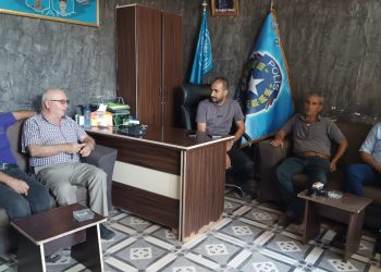 حزب الاتحاد السرياني يجري زيارات معايدة لمؤسسات بلدة قبري حيوري