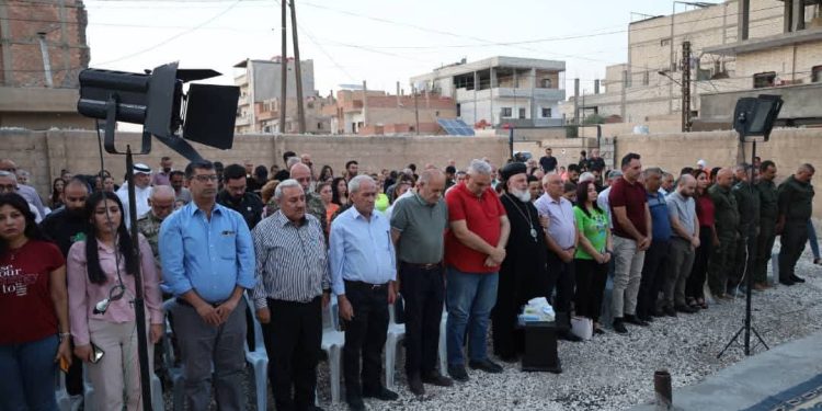 حزب الاتحاد السرياني في الحسكة يستذكر شهداء مجازر السيفو