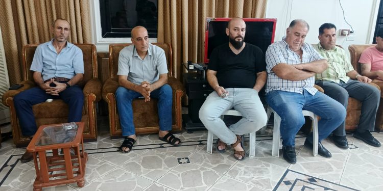 حزب الاتحاد السرياني يزور مجلس كنيسة السيدة العذراء بقبري حيوري