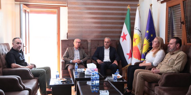 حزب الاتحاد السرياني يلتقي المنظمة الاثورية الديمقراطية في القامشلي