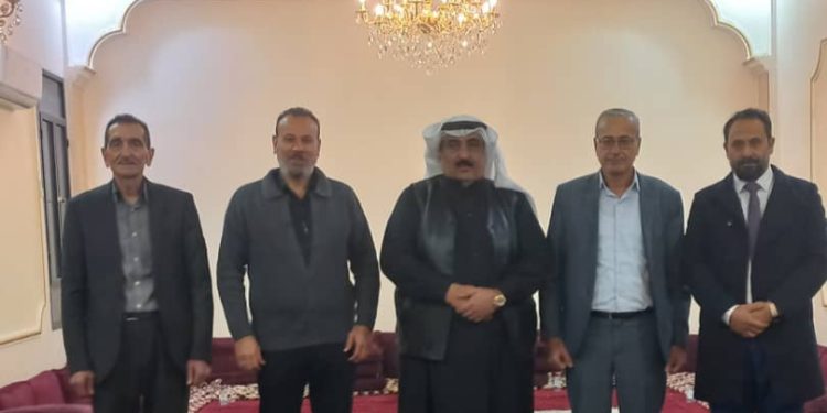 وفدٌ من حزب الاتحاد السرياني يزور الشيخ مانع حميدي دهام ويبحث معه آخر المستجدات السورية