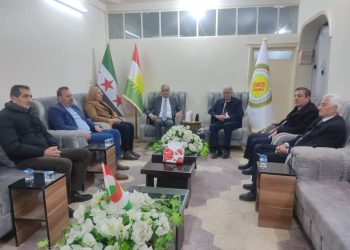 حزب الاتحاد السرياني يزور المجلس الوطني الكردي بالقامشلي