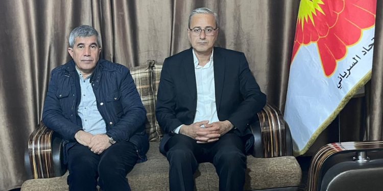 مكتب علاقات مسد يزور مقر حزب الاتحاد السرياني    