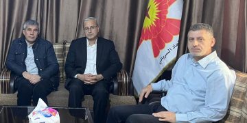 مكتب علاقات مسد يزور مقر حزب الاتحاد السرياني