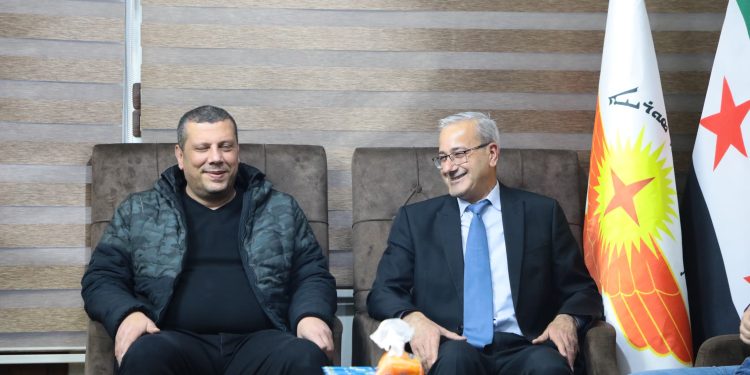 وفد من المجلس الوطني المشرقي يزور حزب الاتحاد السرياني