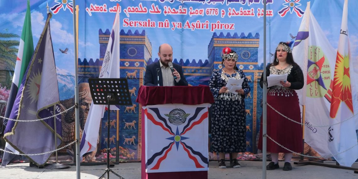 أبناء شعبنا يحتفلون بعيد الآكيتو في تل ورديات بمنطقة الخابور