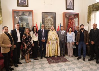 وفد من حزب الاتحاد السرياني يقدم التهاني للكنائس المحتفلة بعيد القيامة