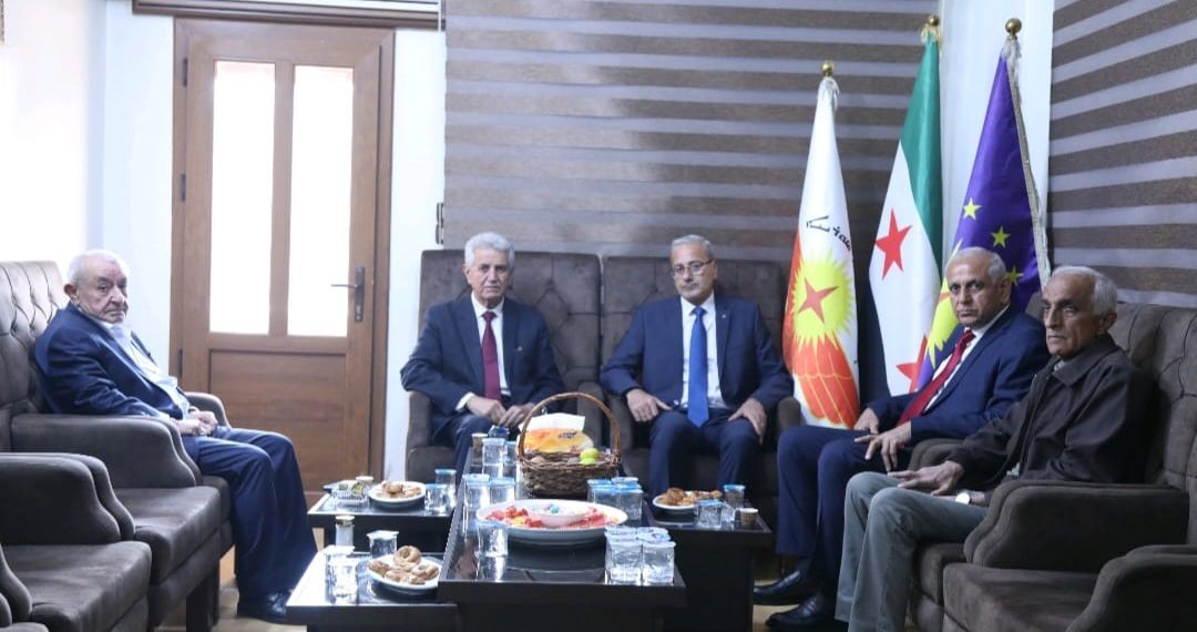 حزب الاتحاد السرياني في سوريا يستقبل عدداً من الوفود المهنئة بعيد القيامة