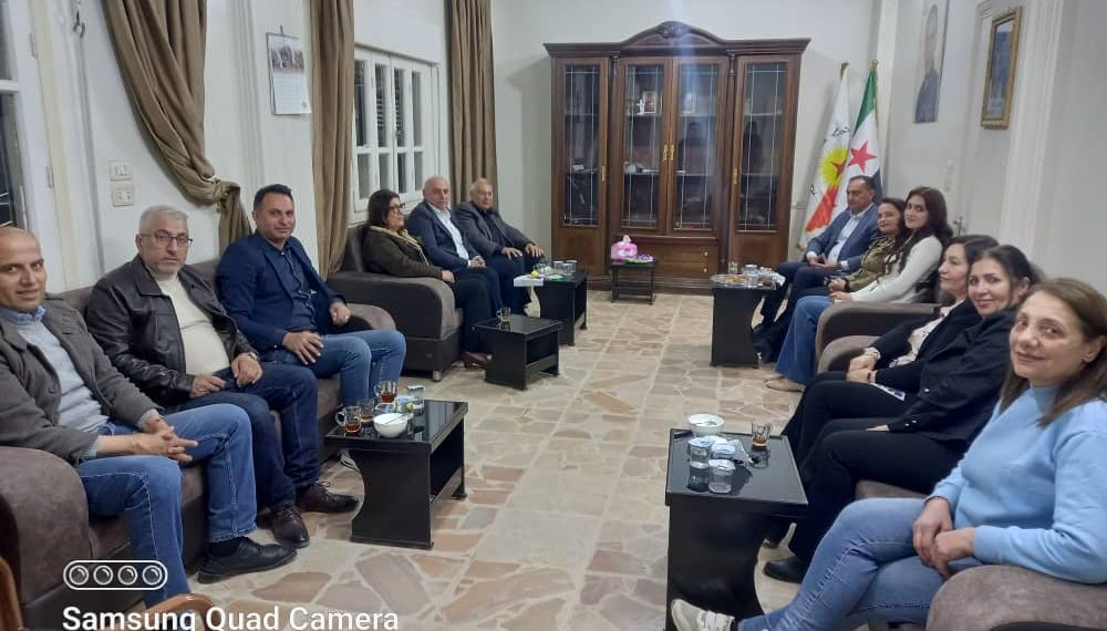 حزب الاتحاد السرياني يستقبل وفداً من الحزب الديمقراطي التقدمي الكردي في سوريا