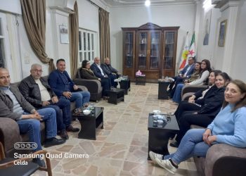 حزب الاتحاد السرياني يستقبل وفداً من الحزب الديمقراطي التقدمي الكردي في سوريا