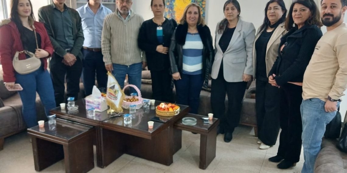 الاتحاد السرياني يهنئ اتحاد إيزيدي سوريا بعيد رأس السنة الإيزيدية في القامشلي