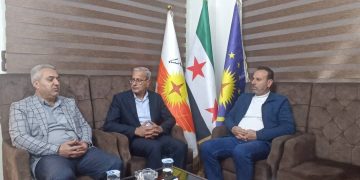 حزب الاتحاد السرياني يستقبل وفداً مشترك من حزبي السلام والتغيير الديمقراطي الكردستاني