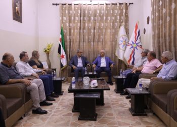 وفد من حزب الاتحاد السرياني يزور  المنظمة الآثورية الديمقراطية في مقرها بالقامشلي