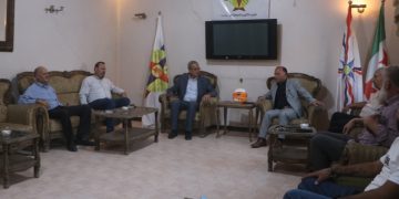 وفد من حزب الاتحاد السرياني يزور الحزب الآشوري الديمقراطي في تل تمر