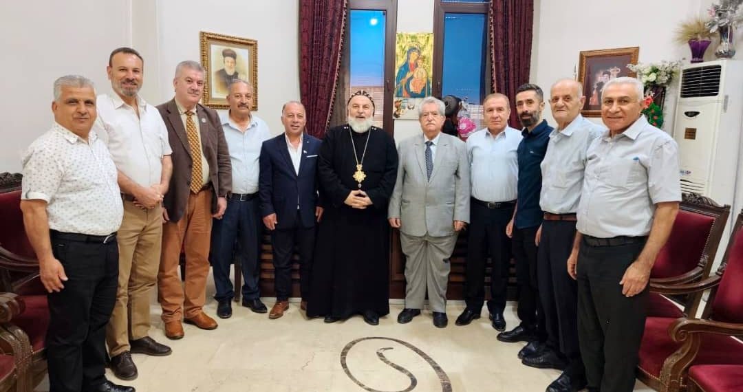 وفد من لجنة التنسيق والتشاور لأحزاب شعبنا يزور مطران السريان الأرثوذكس ومطران الكنيسة الآشورية المشرقية